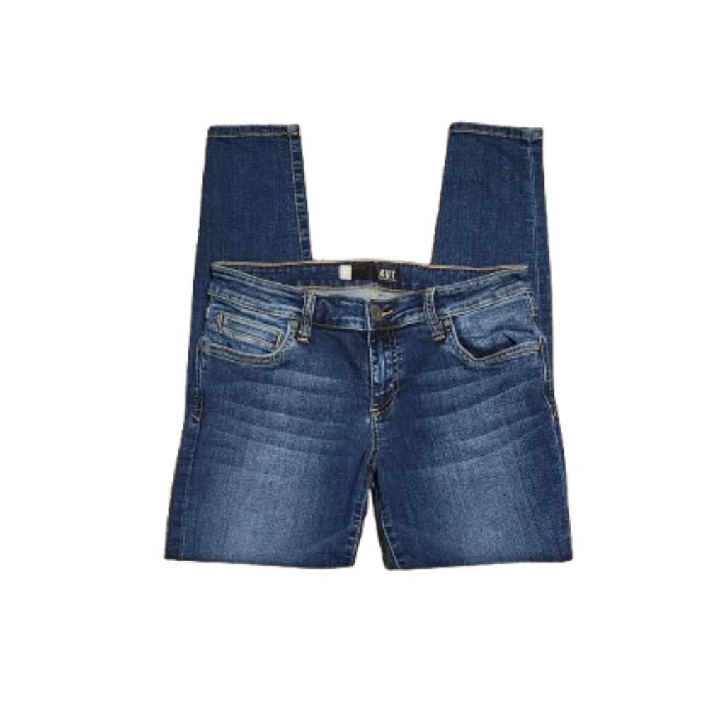 Kut From the Kloth Mid-Rise Mia Toothpick Skinny Jeans  Size: 6P